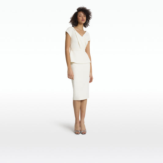 Nuvalle Ivory Midi Dress