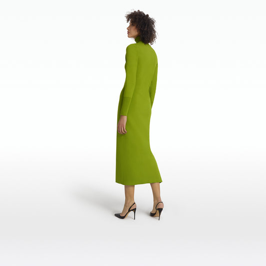 Myaree Olive Knit Midi Dress