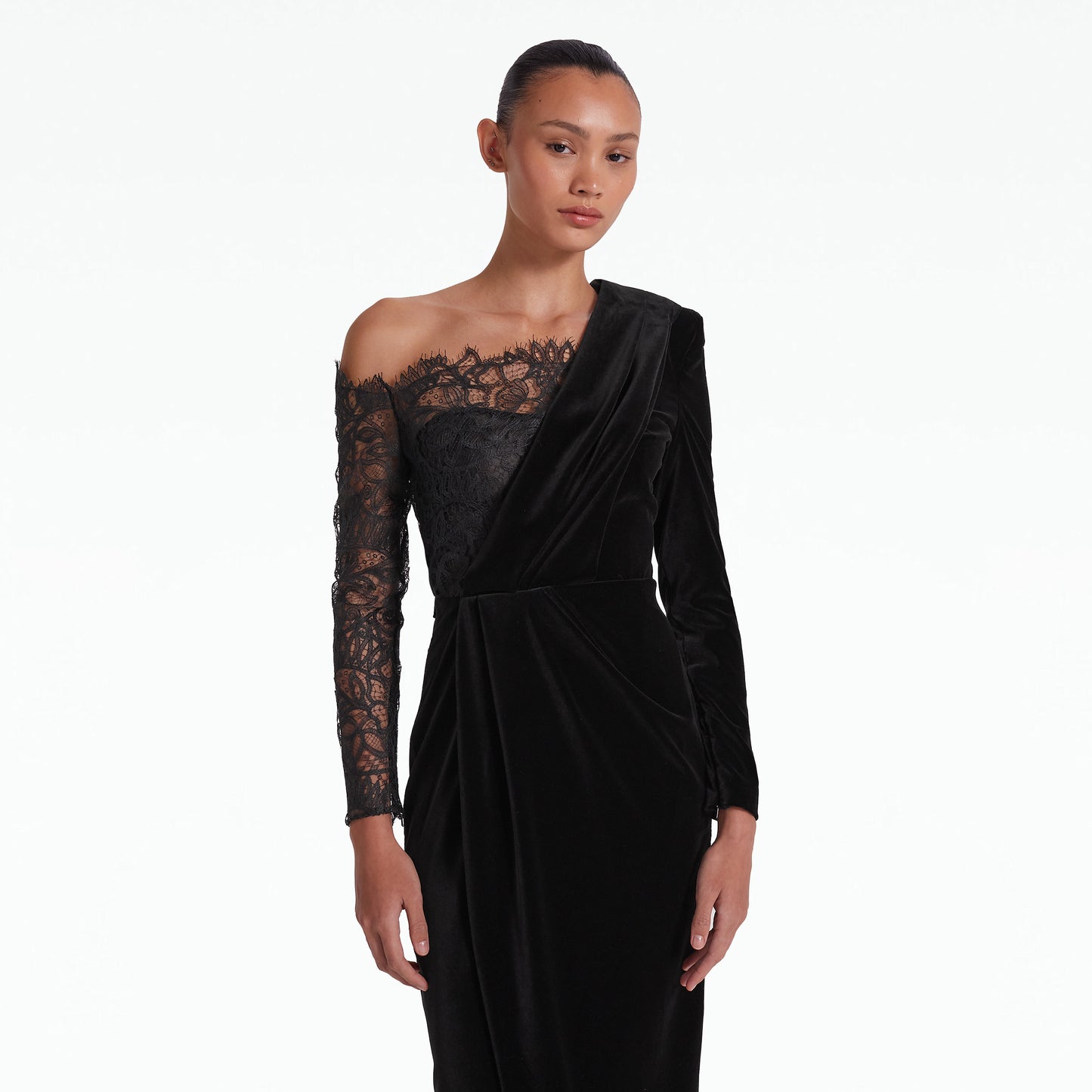 Ruth Black Midi Dress