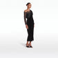 Ruth Black Midi Dress