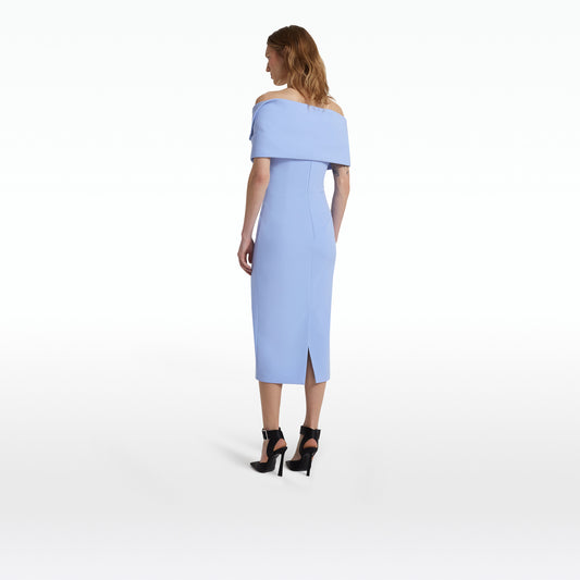 Iana Carolina Blue Midi Dress