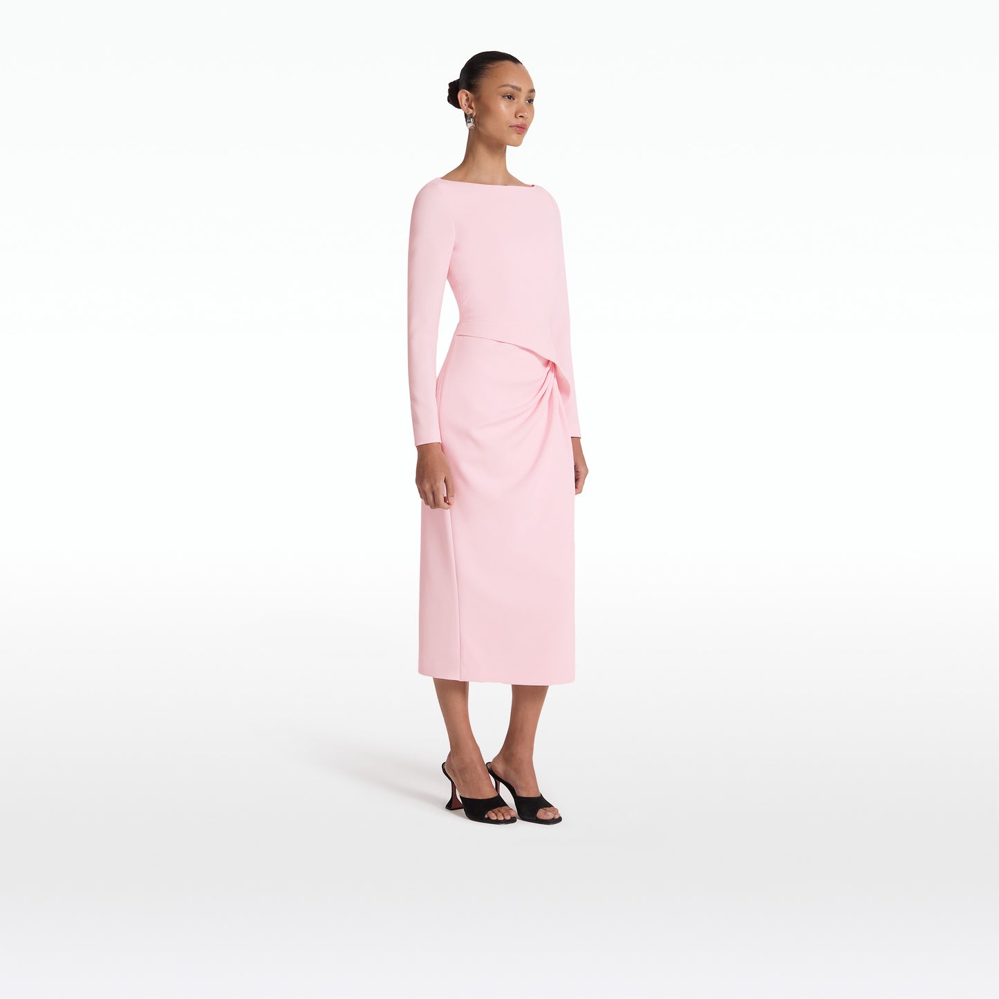 Craina Peony Blush Midi Dress