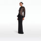 Serryna Black Long Dress