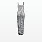 Kristena Gunmetal Long Dress