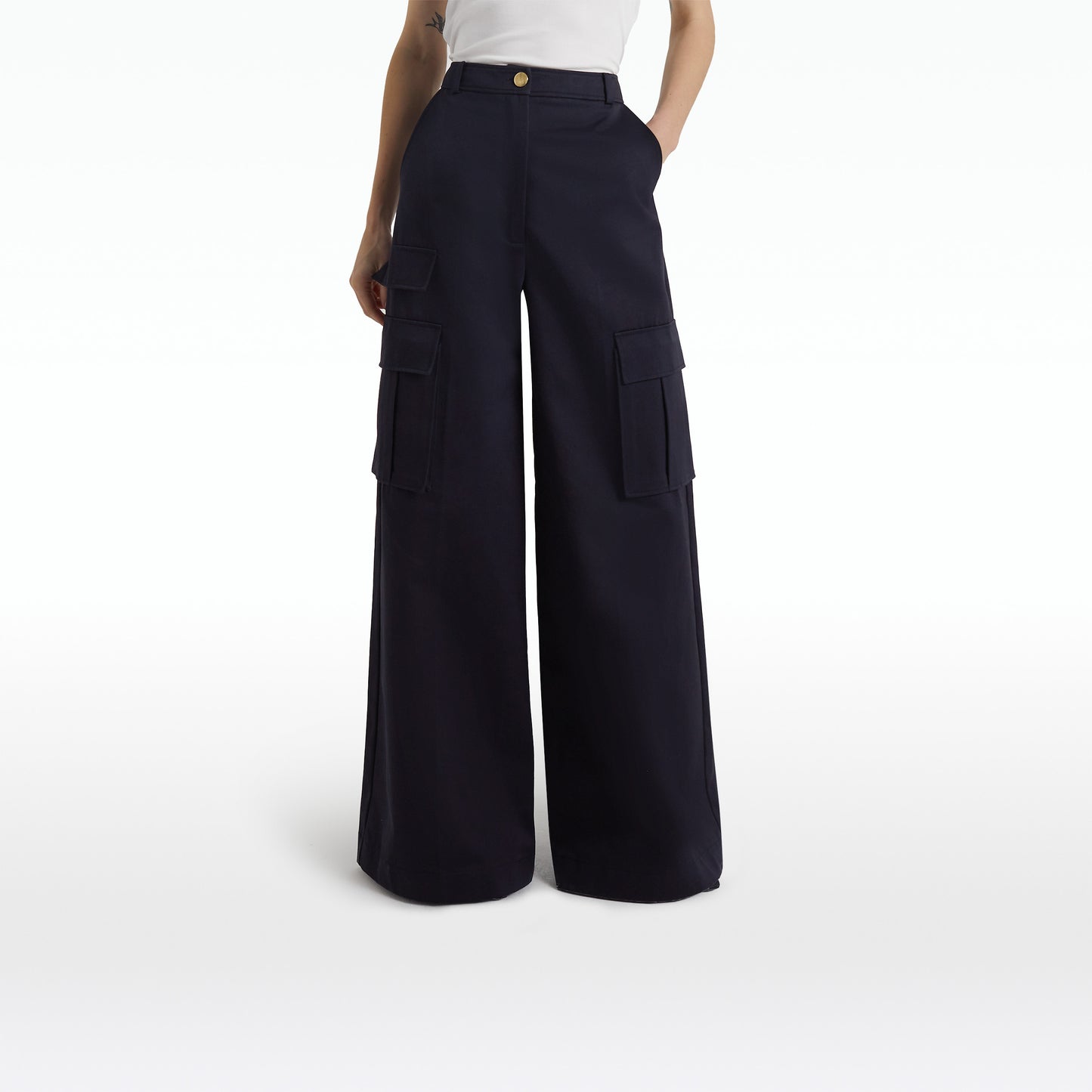 Paola Midnight Navy Trousers