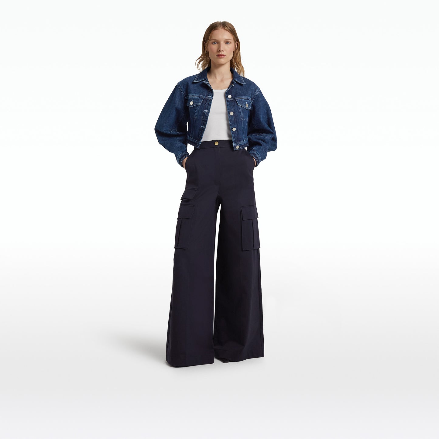 Paola Midnight Navy Trousers