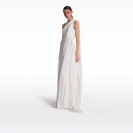 Novara Ivory Long Dress