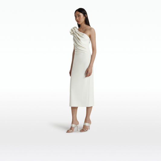 Granalle Ivory Midi Dress