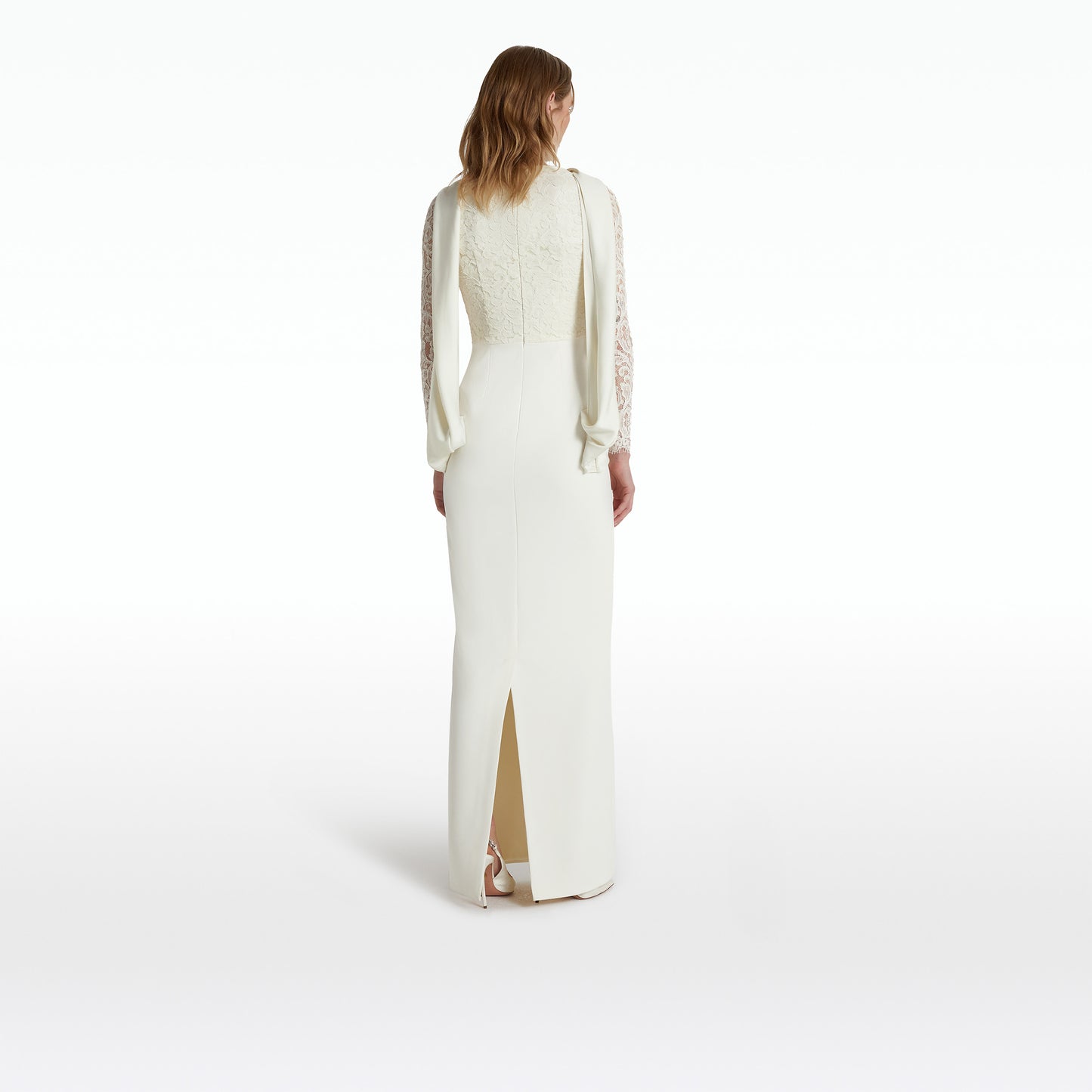 Serryna Long Dresses In Ivory