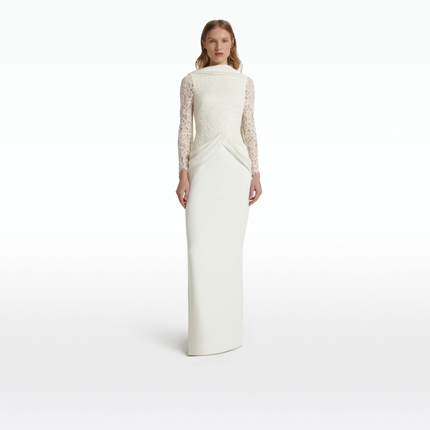 Serryna Long Dresses In Ivory