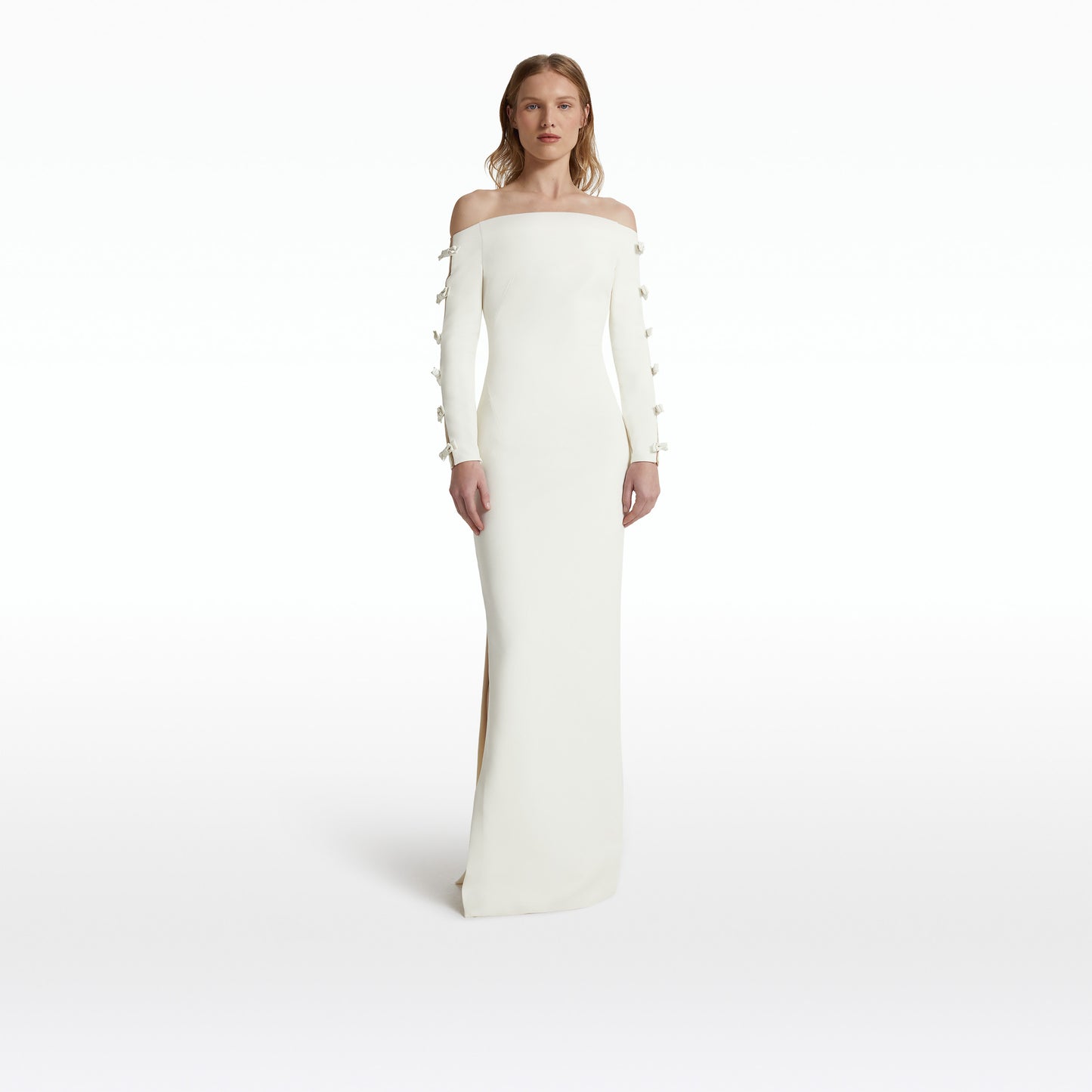 Morag Ivory Long Dress