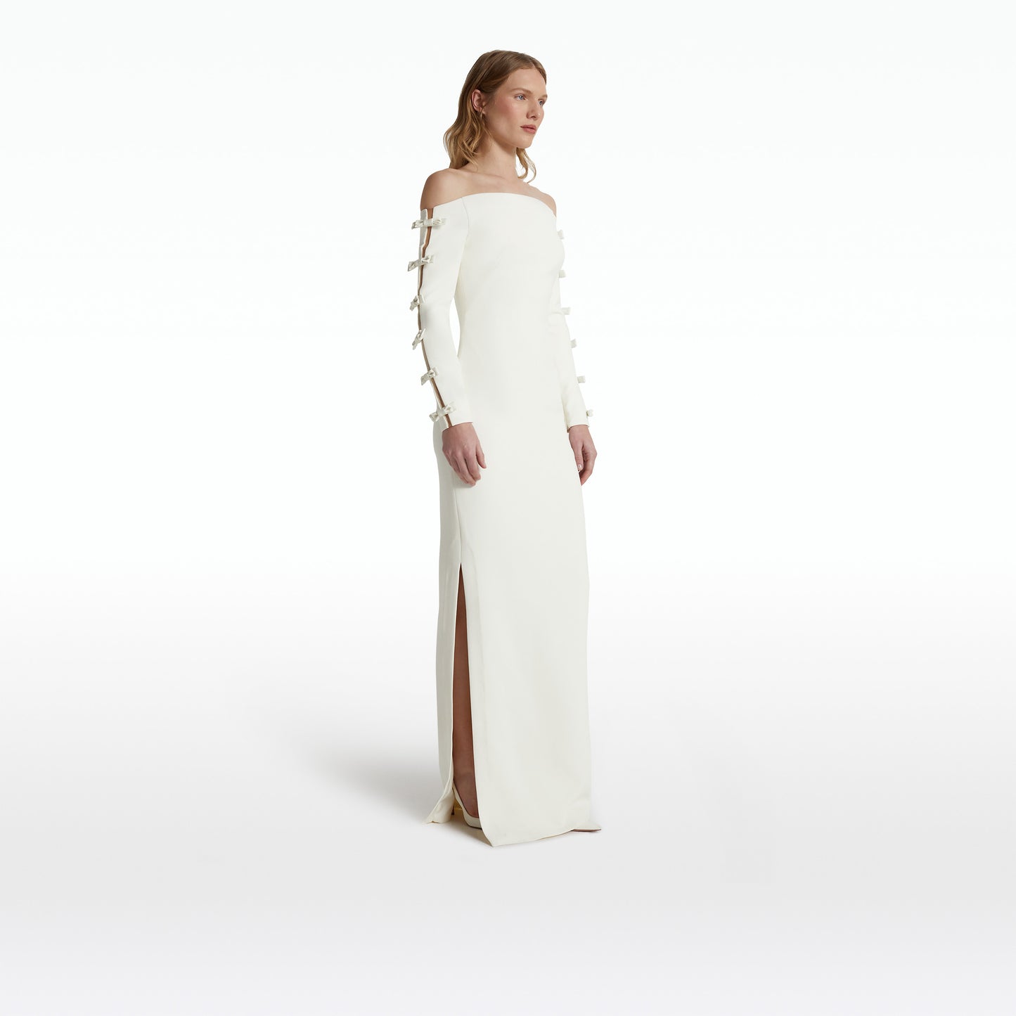 Morag Ivory Long Dress