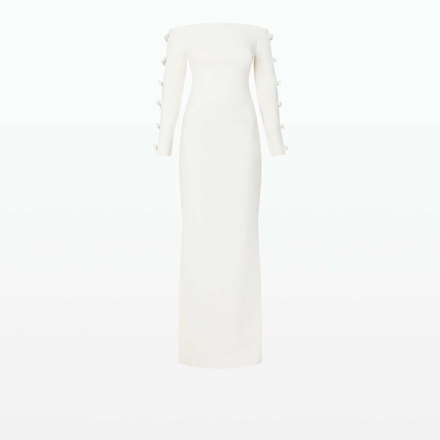 Morag Ivory Long Dress