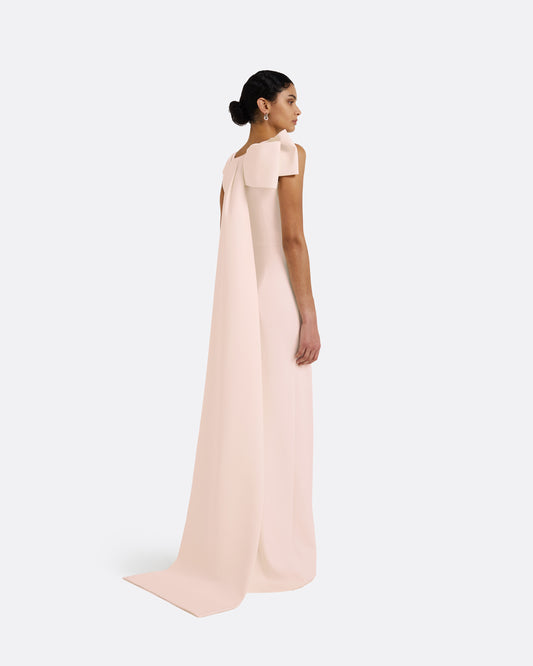 Celestia Pale Pink Long Dress