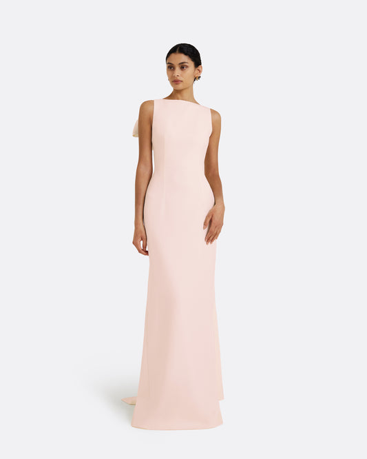 Celestia Pale Pink Long Dress