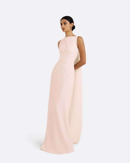 Celestia Pale Pink Long Dress