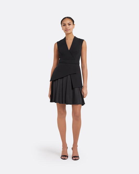 Vivia Black Short Dress