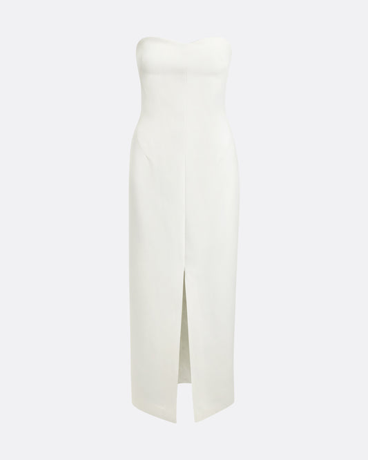 Peggie Ivory Midi Dress