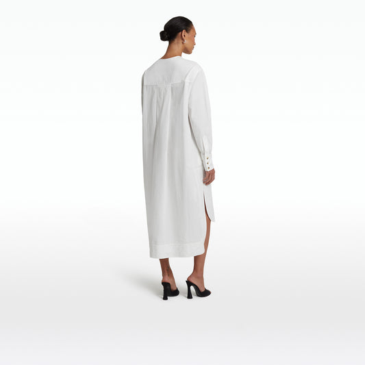 Sebiha Ivory Midi Dress