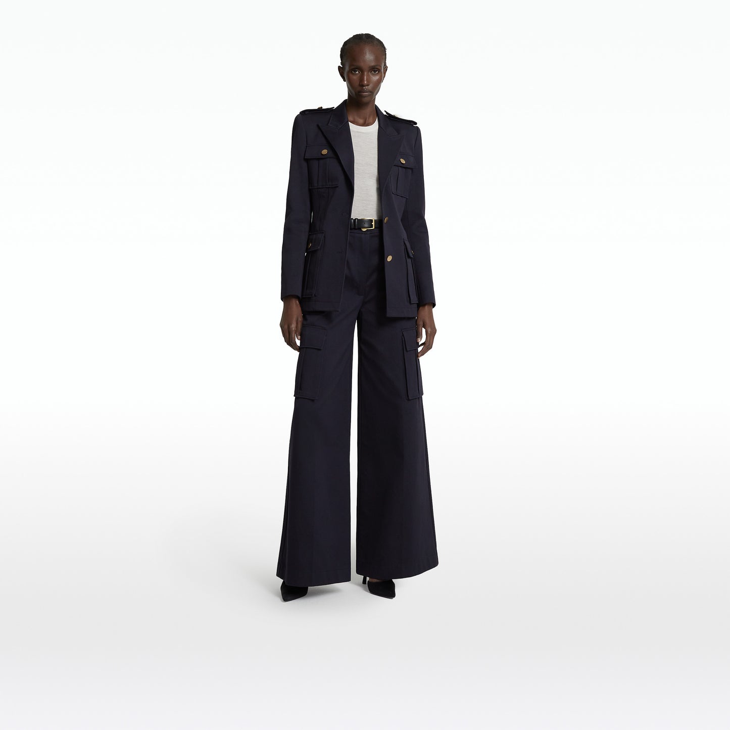 Paola Midnight Navy Trousers