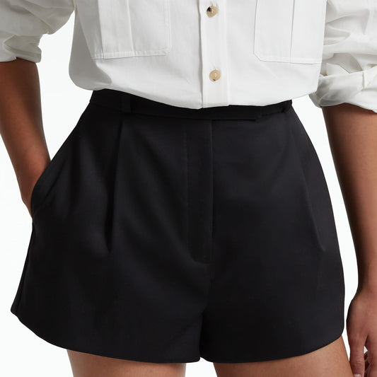 Helean Black Shorts