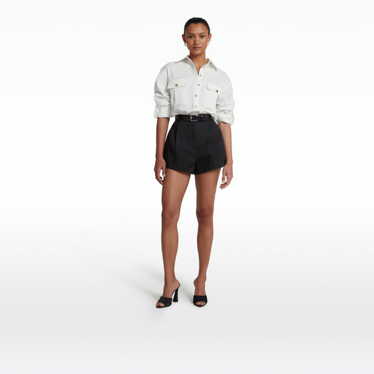 Helean Black Shorts