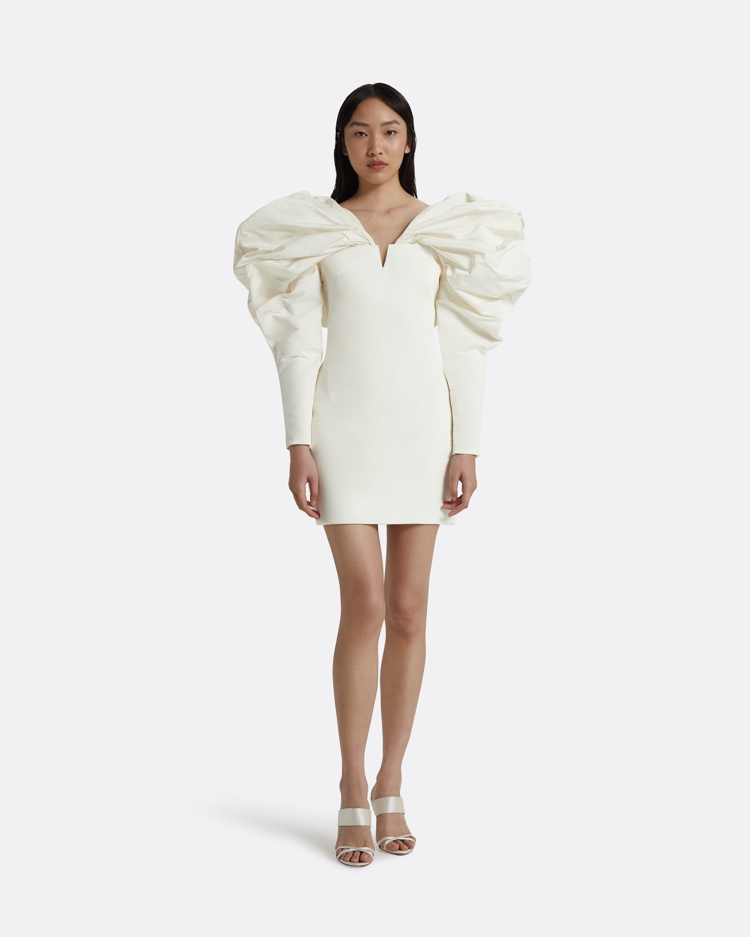 Lenna Ivory Short Dress