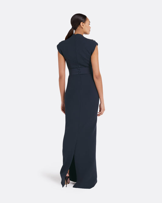 Dana Midnight Navy Long Dress