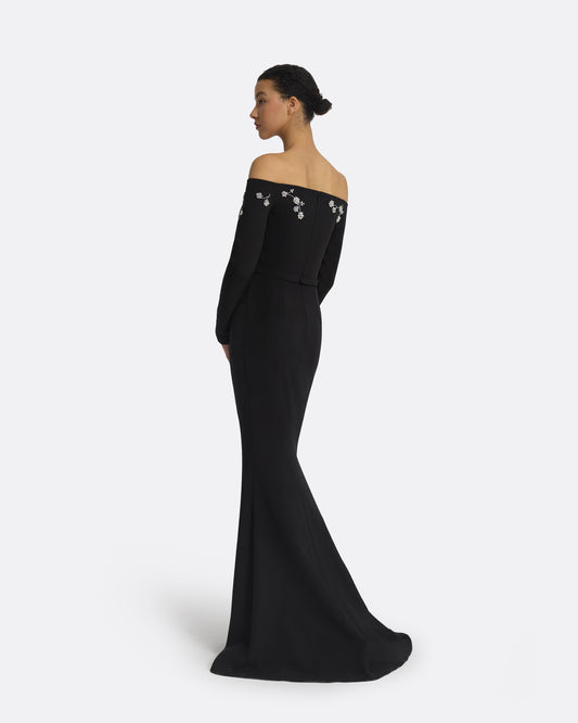 Sonya Black Long Dress