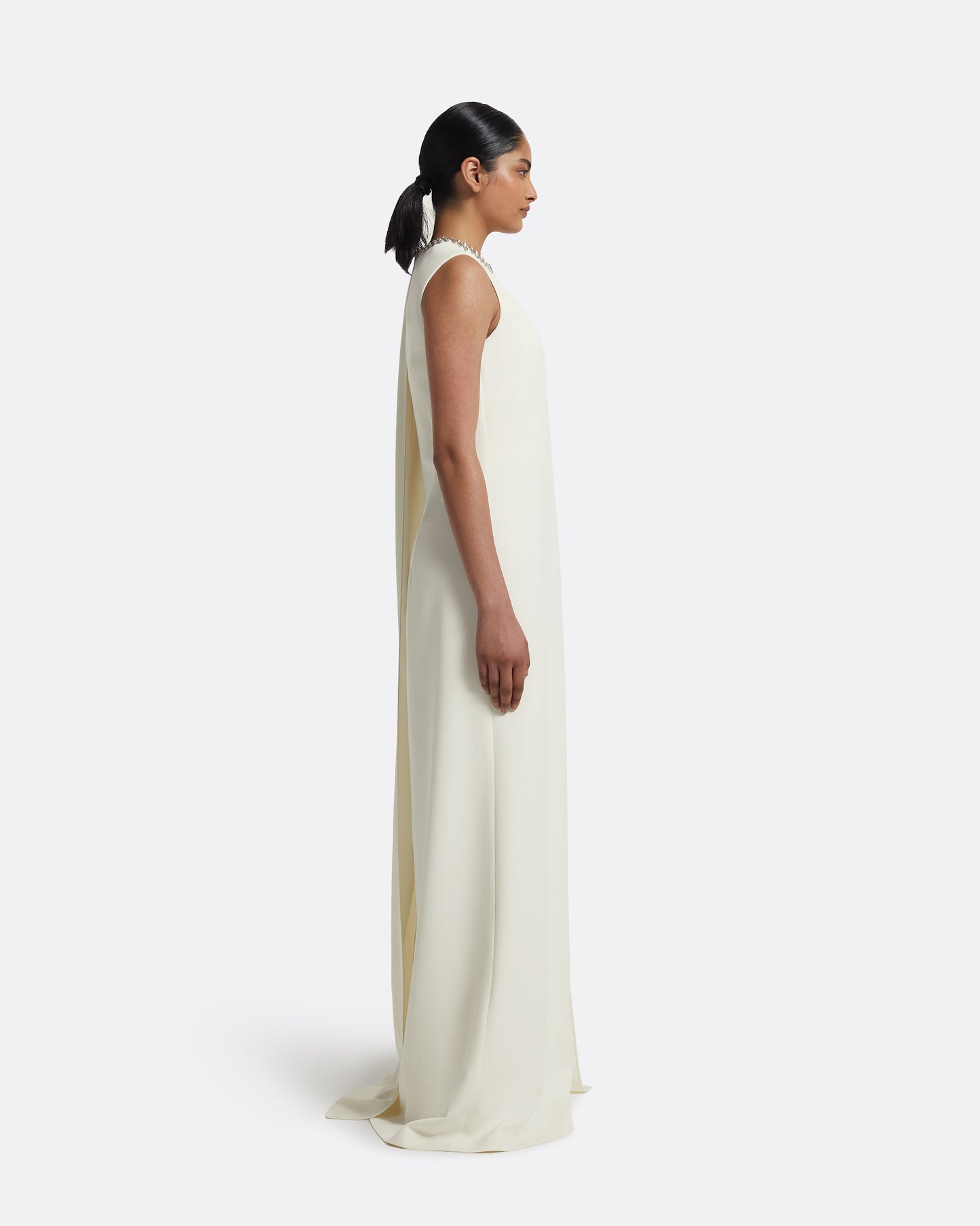 Asan Ivory Long Dress