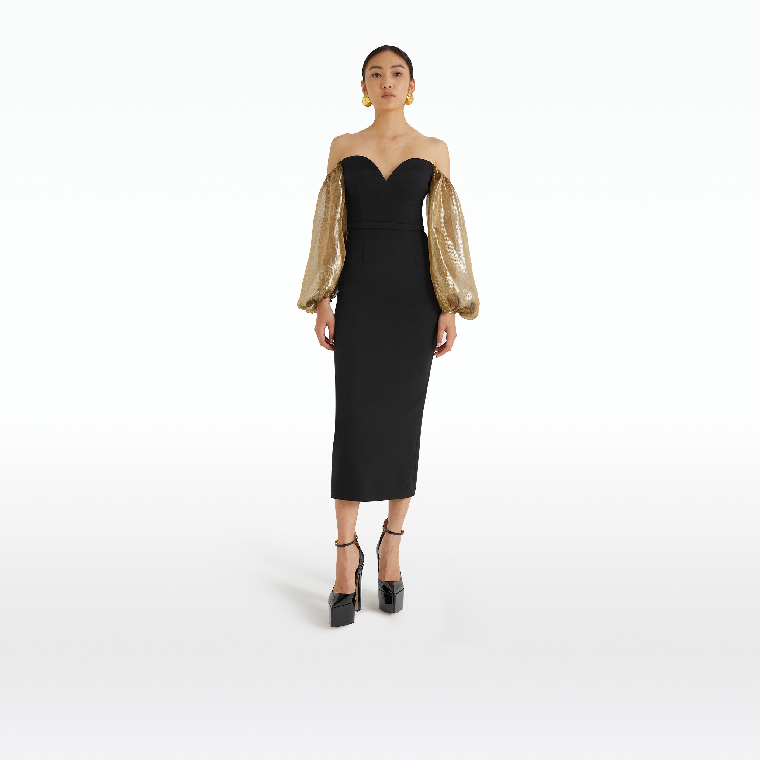 Buy Safiyaa Salomé Draped Asymmetrical Dress - Ivory At 70% Off