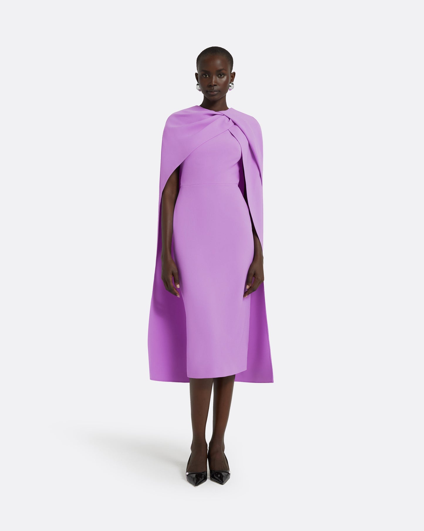 Oria Lupine Midi Dress