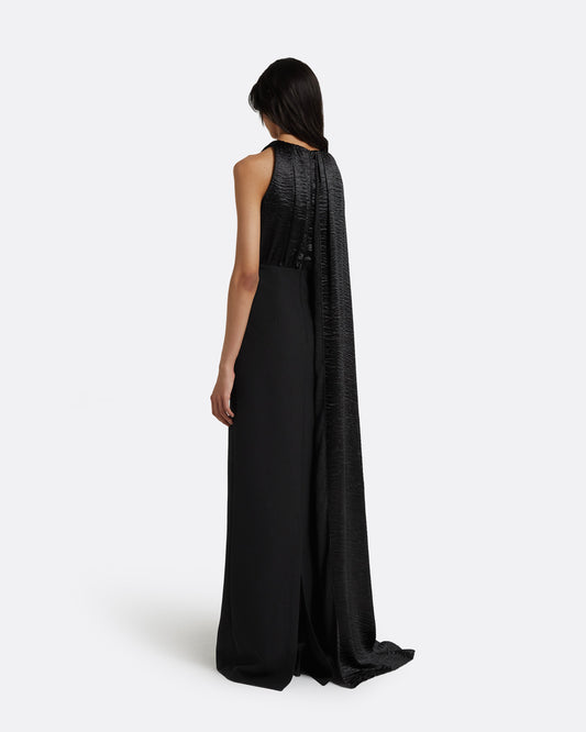 Yusuf Black Long Dress