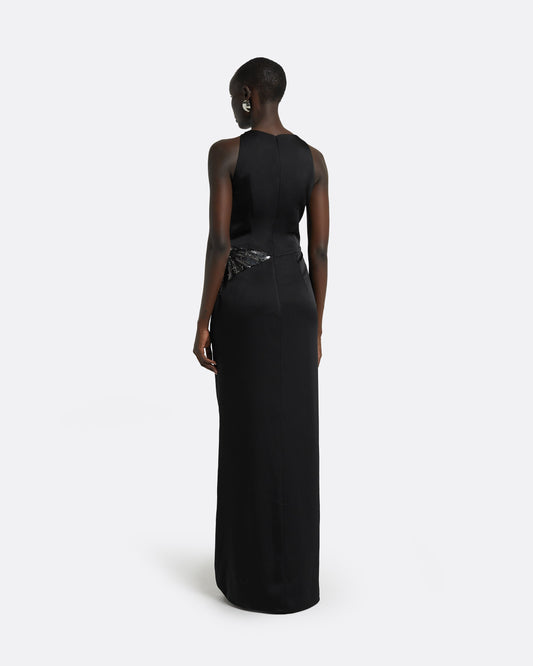 Ayda Black Long Dress