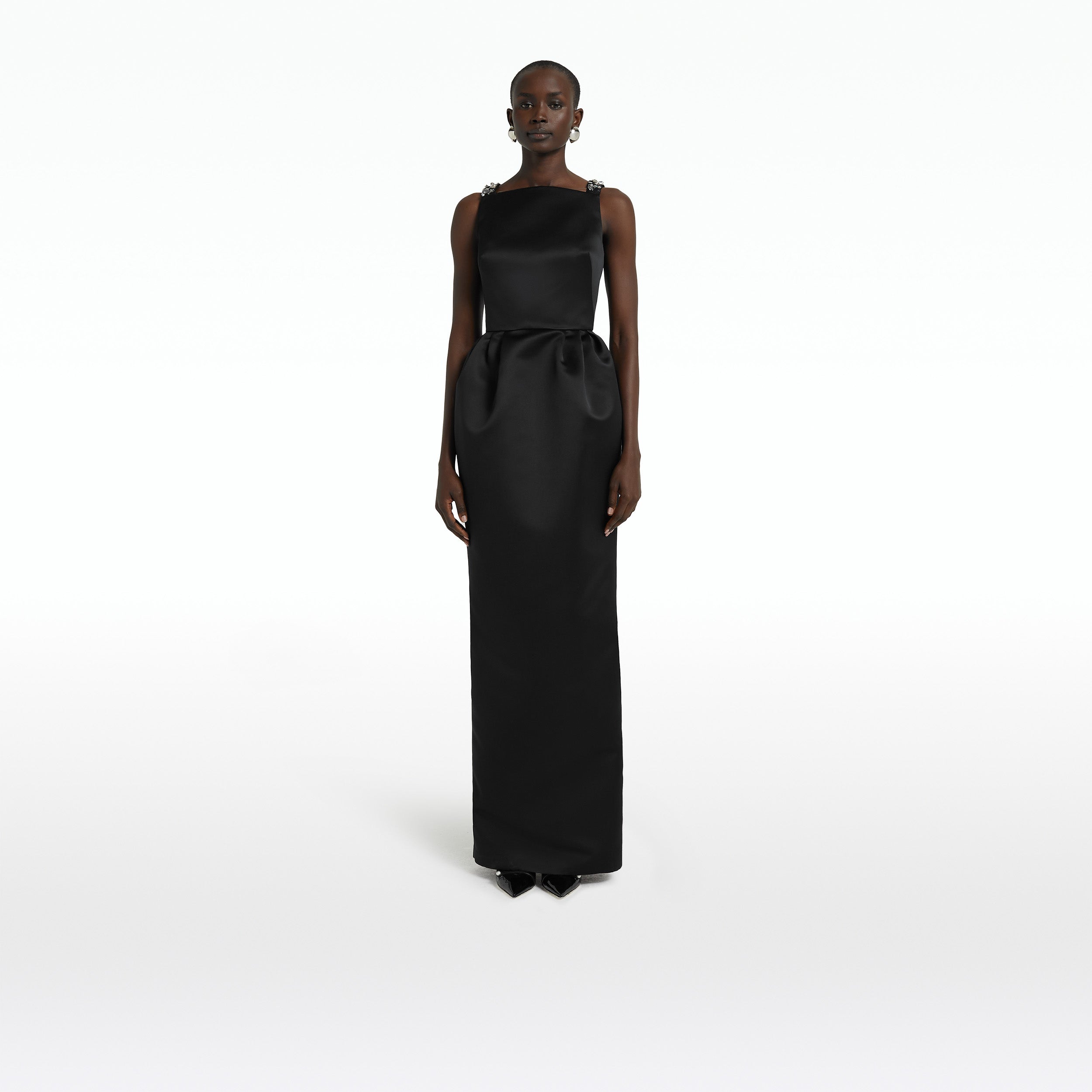 Trecchi Black Long Dress