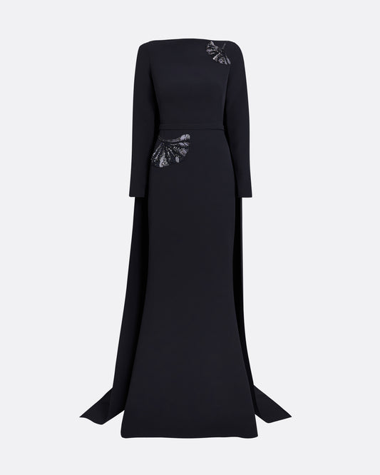 Ginevra Midnight Navy Long Dress