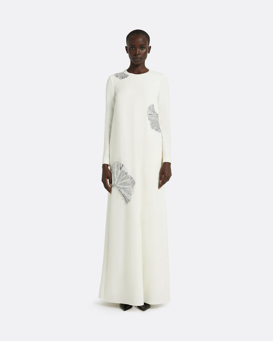 Naima Ivory Long Dress