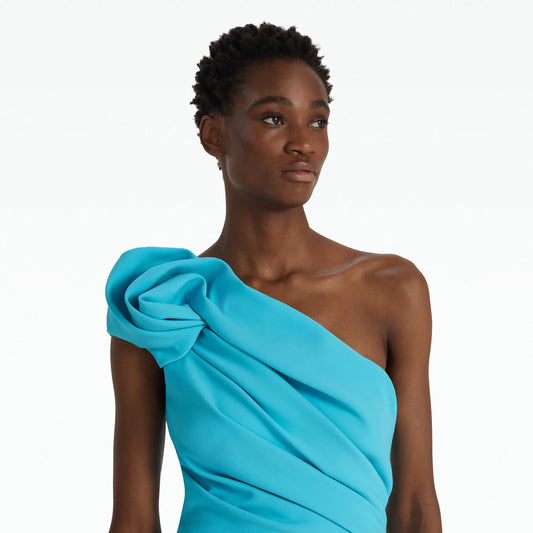 Granalle Aquamarine Midi Dress