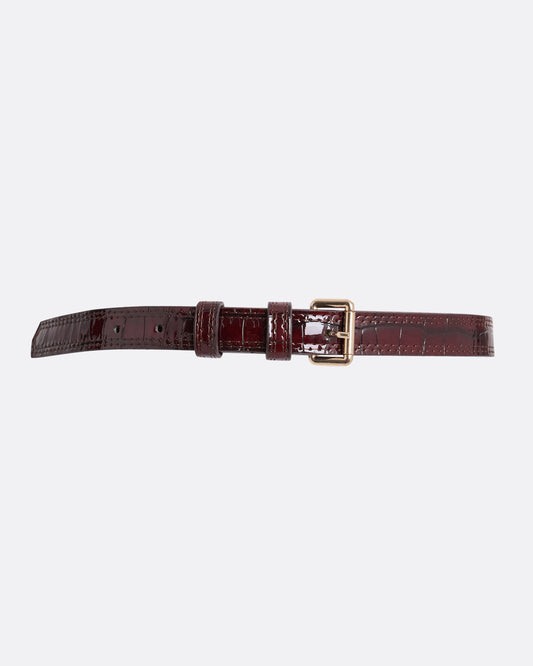 Liesel Burgundy Belt