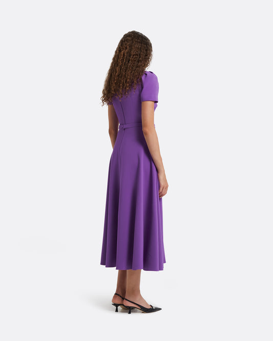 Cecilia Lilac Midi Dress