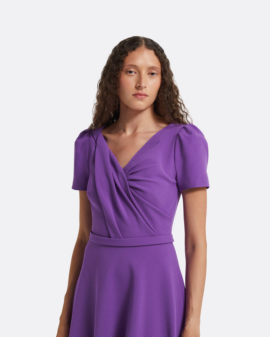 Cecilia Lilac Midi Dress