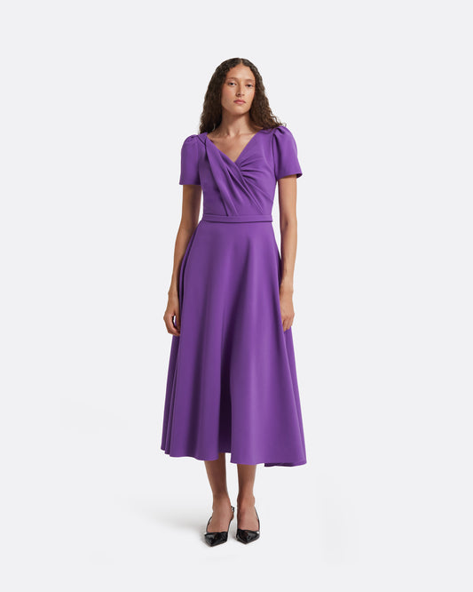 Cecilia Lilac Midi Dress