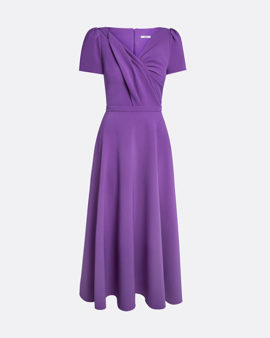 Cecilia Lilac Midi Dress