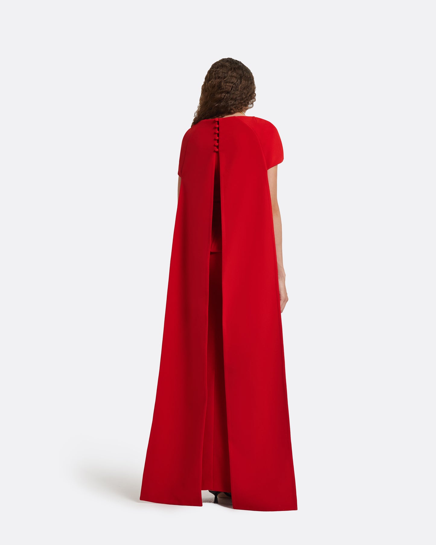 Erkin Dazzling Red Long Dress