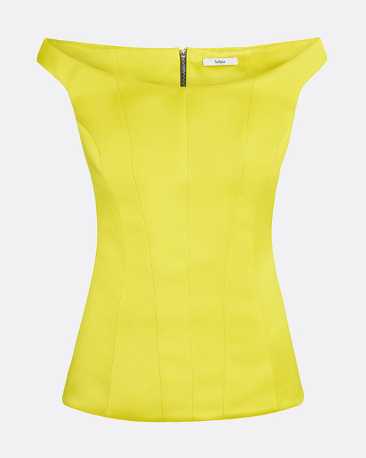 Sera Chartreuse Top