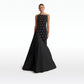 Pia Black Long Dress