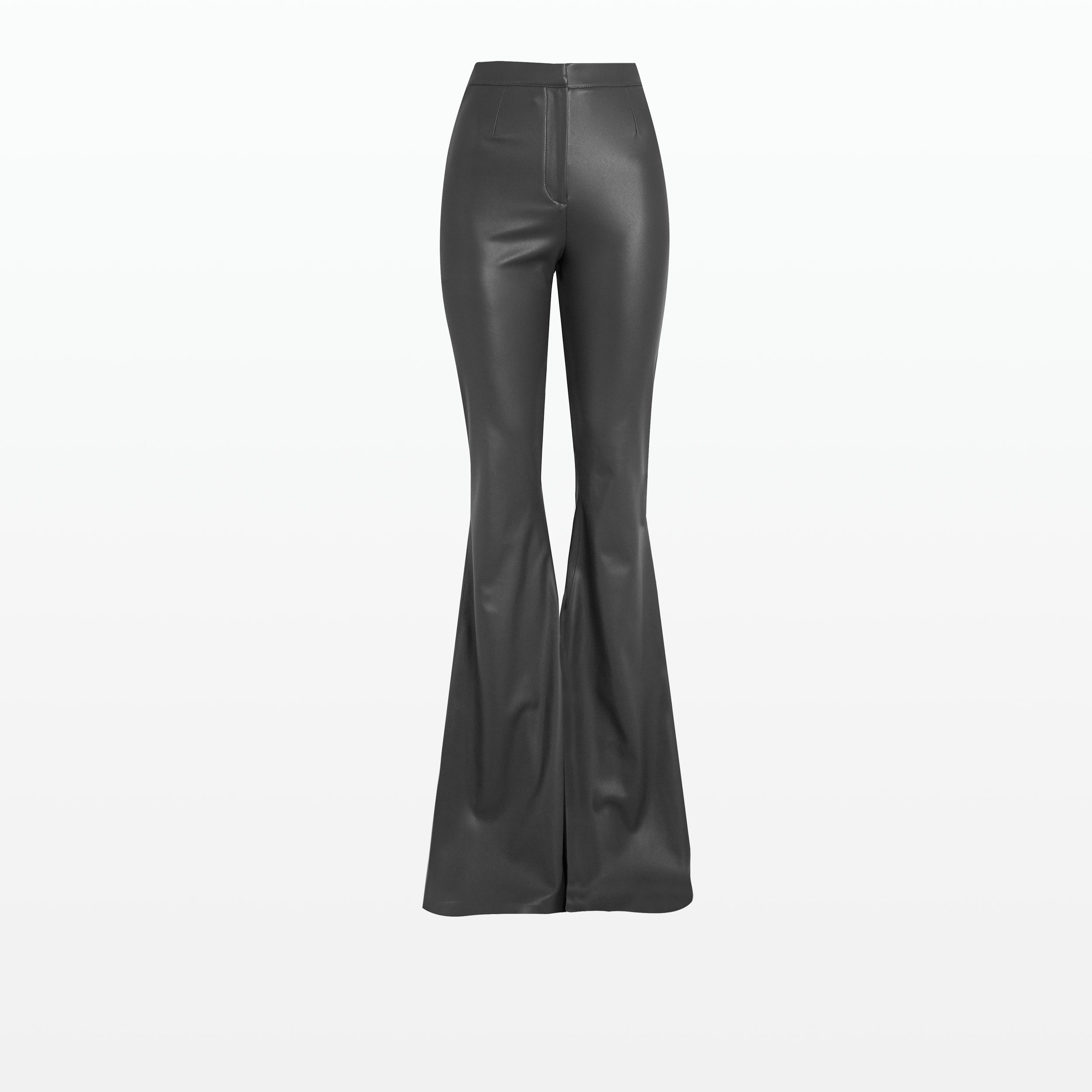 Flared Leather Trousers with Inserts COPERNI | Blondie Shop
