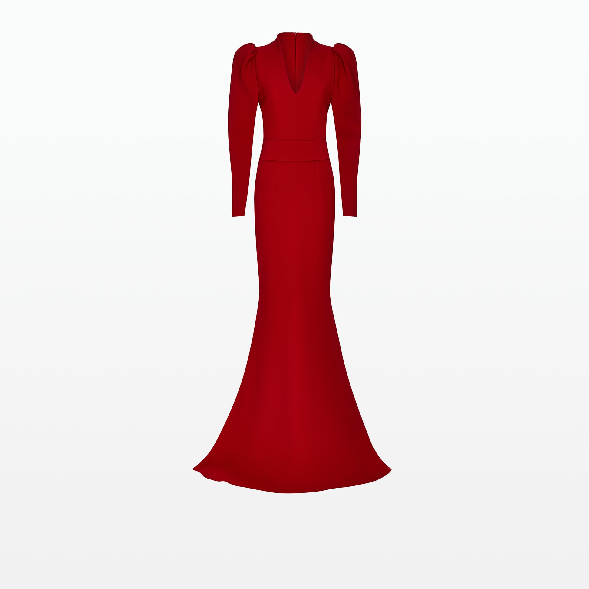 Tonya Azalea Red Long Dress – Safiyaa London